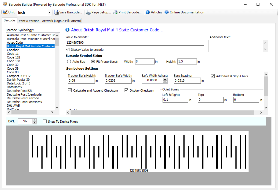 Neodynamic Barcode Professional SDK for .NET Produktbild