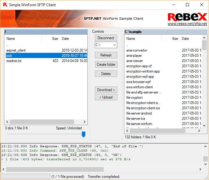 All Rebex .NET libraries in one package.