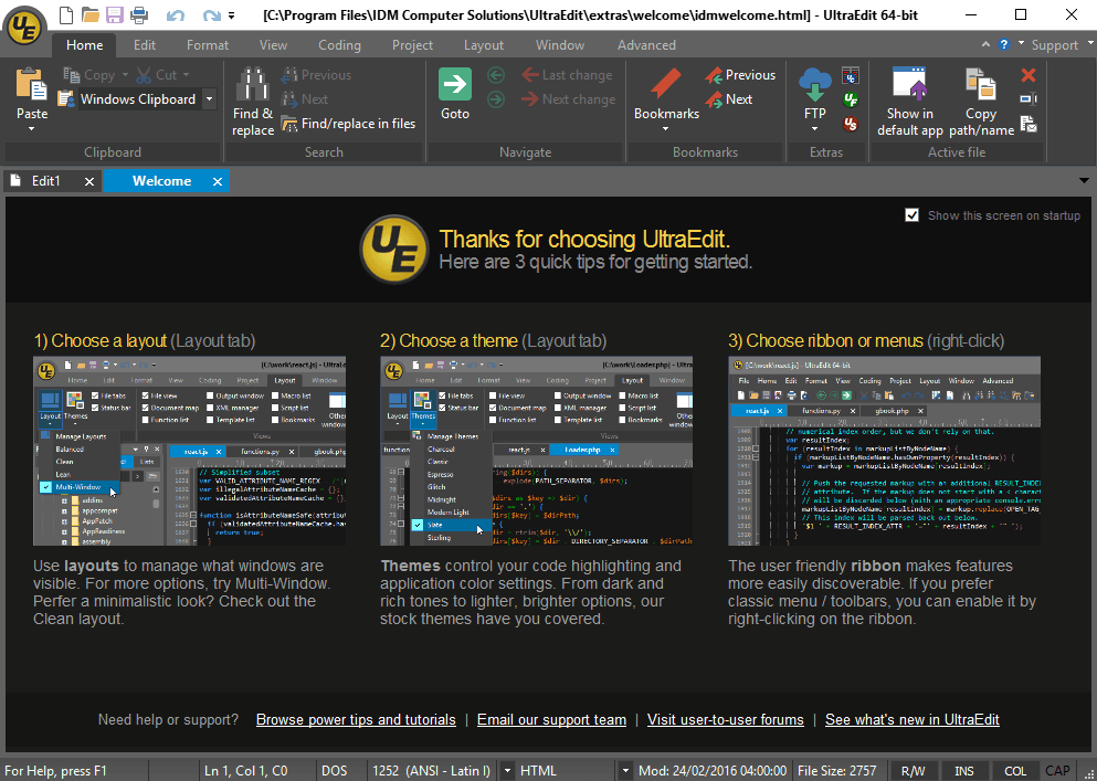 UltraEdit Core Produktbild