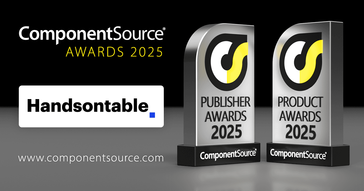 Handsoncode Wins Two ComponentSource Awards