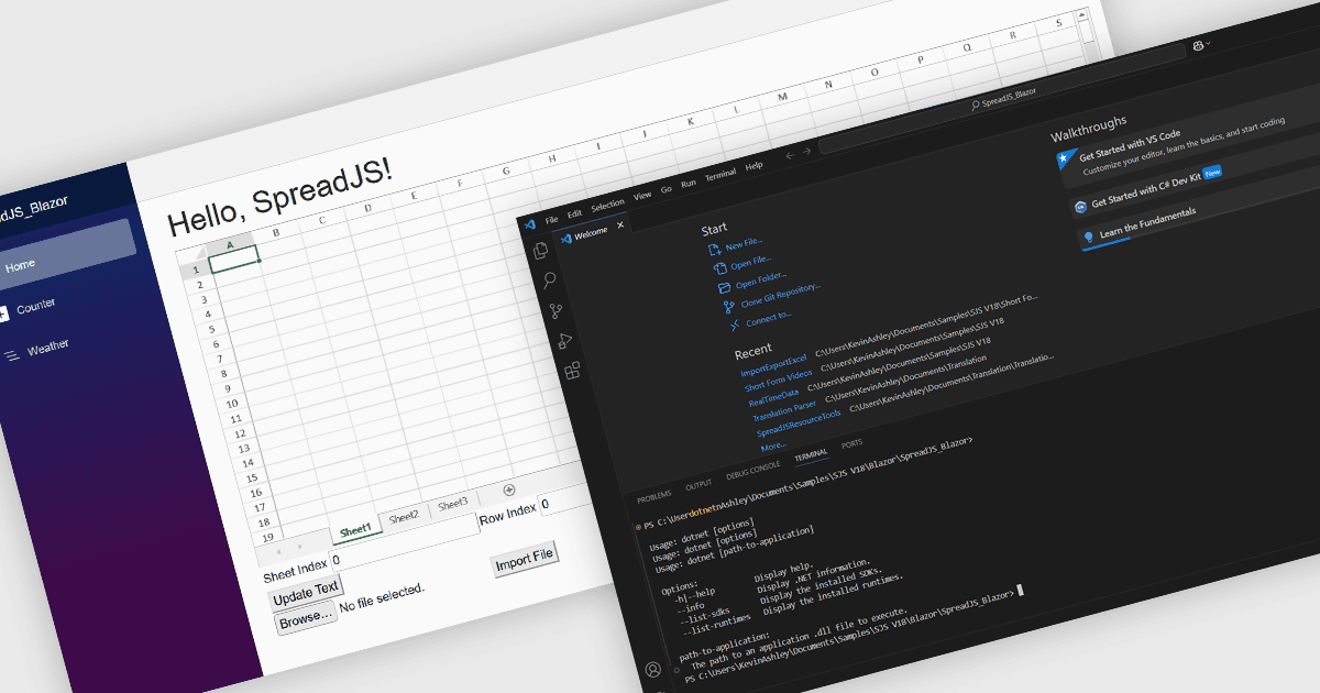 Import and Export Excel XLSX Using Blazor