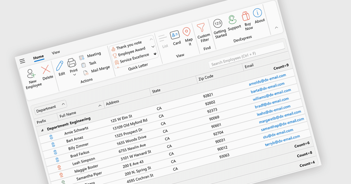 Bring Modern Outlook Navigation to WPF Ribbons