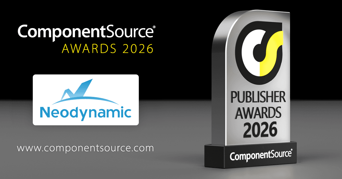 Neodynamic Wins ComponentSource Award