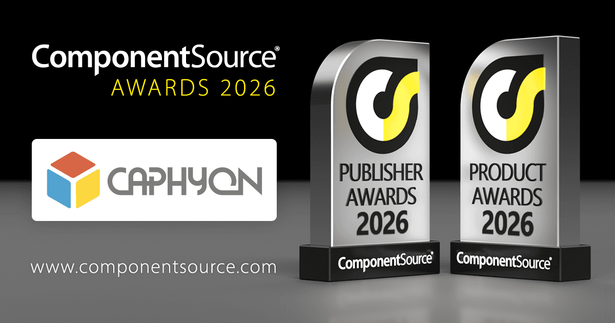 Caphyon Wins Three ComponentSource Awards