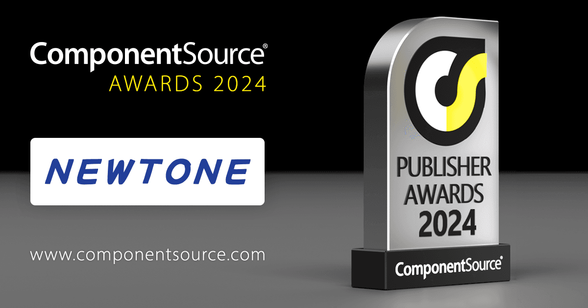 Newtone, ComponentSource 어워드 수상