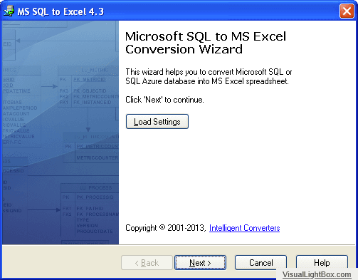 Microsoft SQL Server to Microsoft Excel product image
