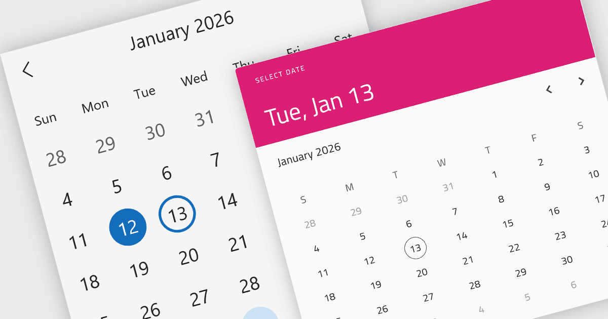 Simplify Date Selection in Angular Applications