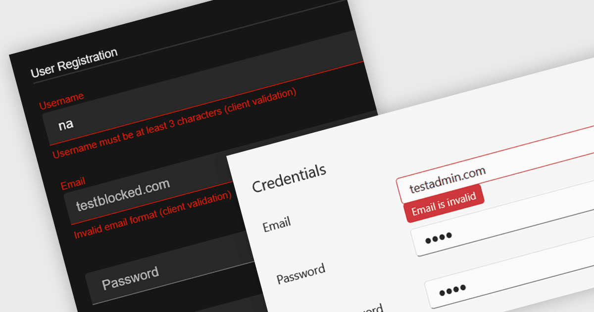 Catch Errors Early with Built-In Validation
