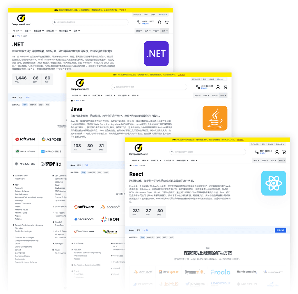 Platform Pages