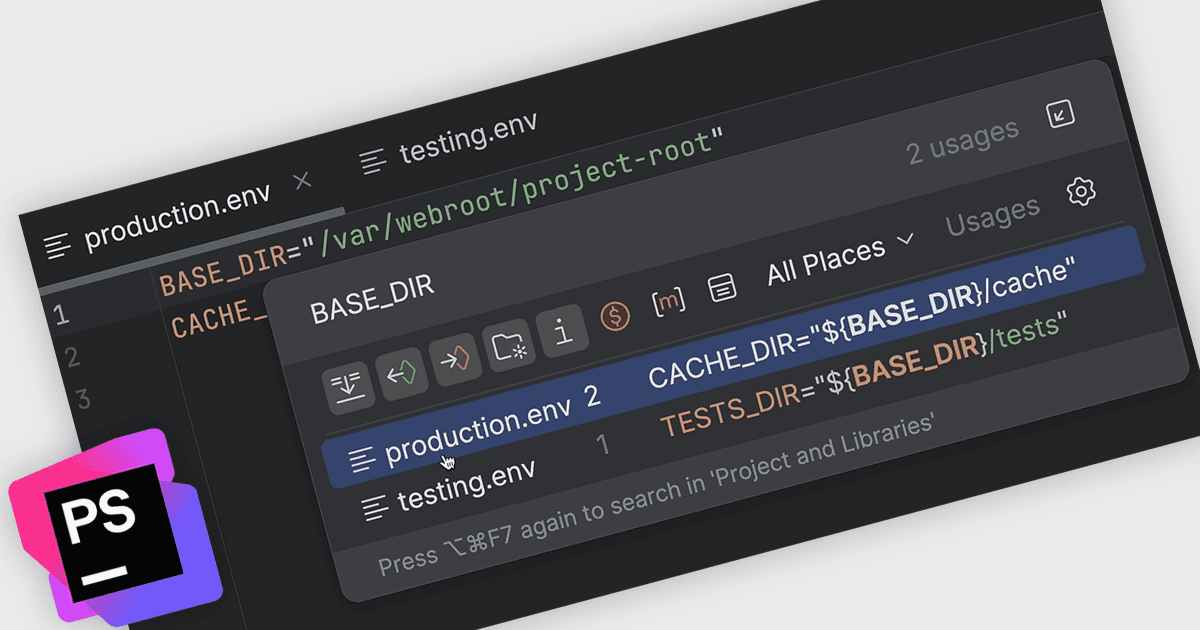 Support Nested Variables in PHP Environment Files