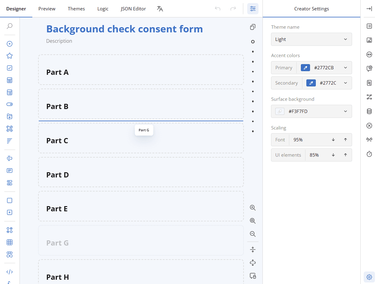 SurveyJS Survey Creator 产品图片