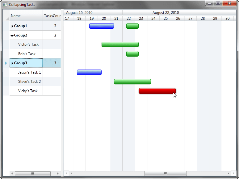 RadiantQ WPF Gantt 제품 이미지