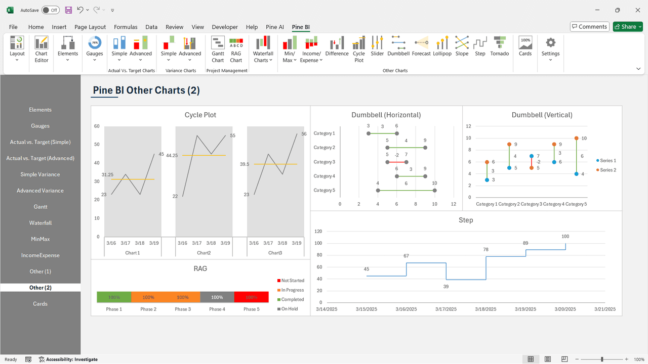 imagem do produto Pine BI Excel Add-In