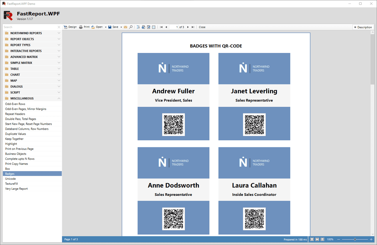 FastReport .NET WPF product image