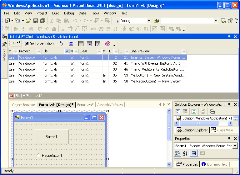 imagen del producto Total .NET Xref for Visual Studio 2002/2003