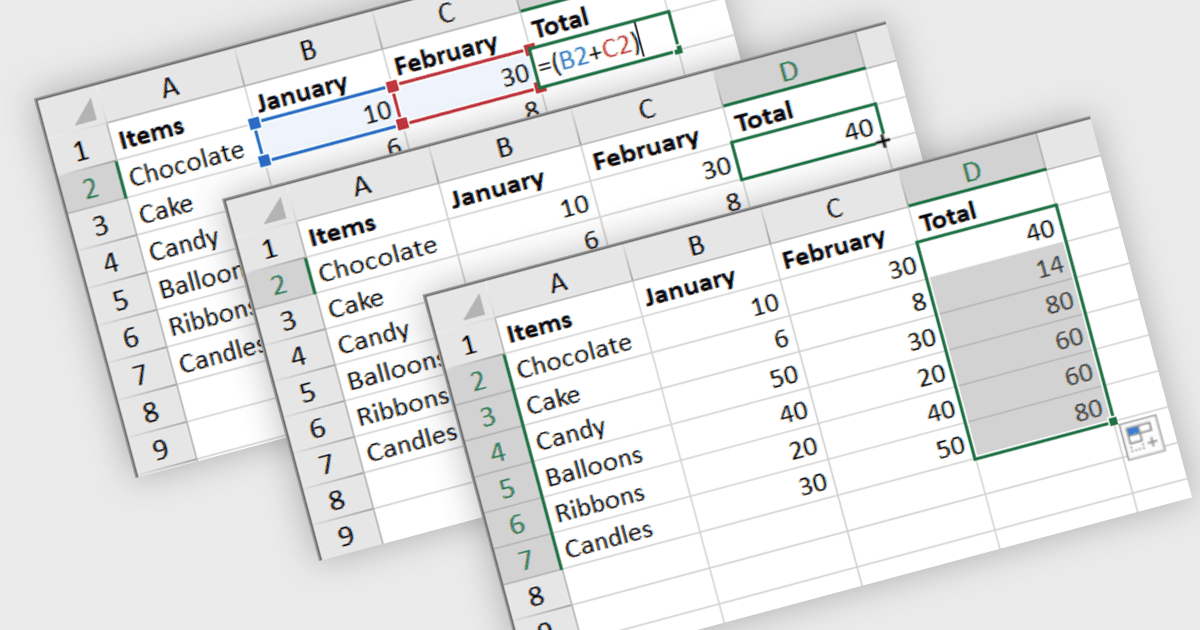 Easily Extend Formulas with Double-Click Fill Down