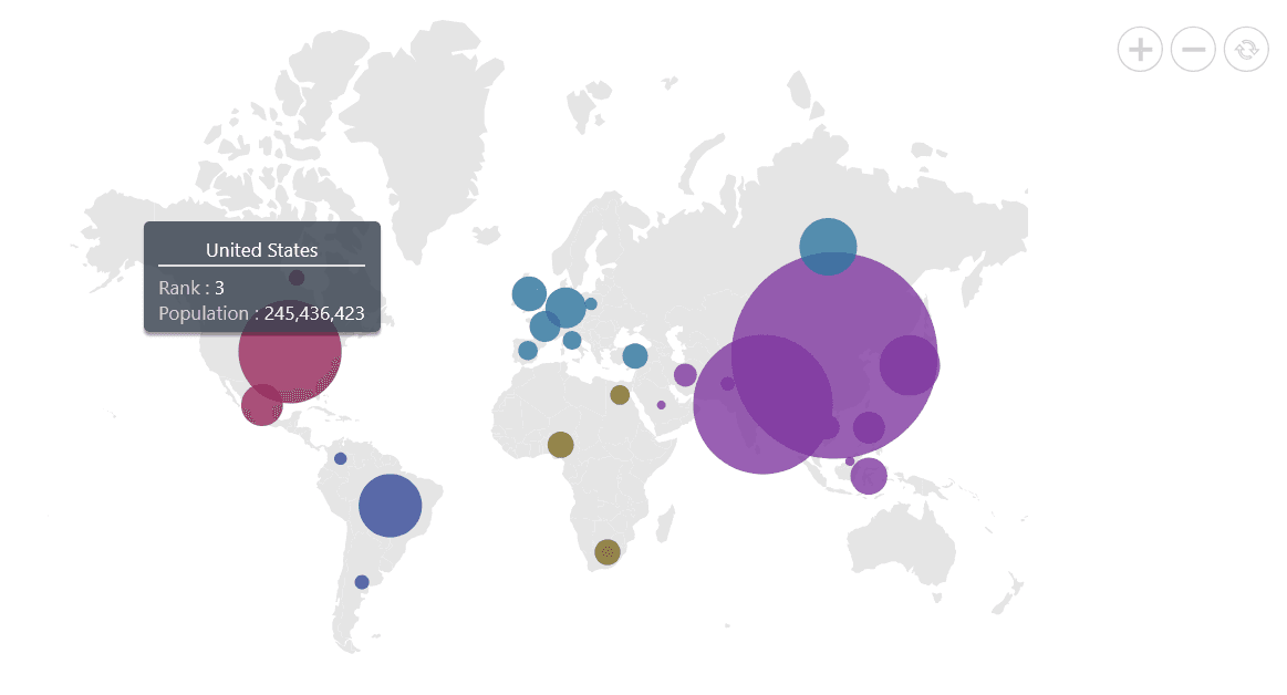 Syncfusion Angular Maps product image