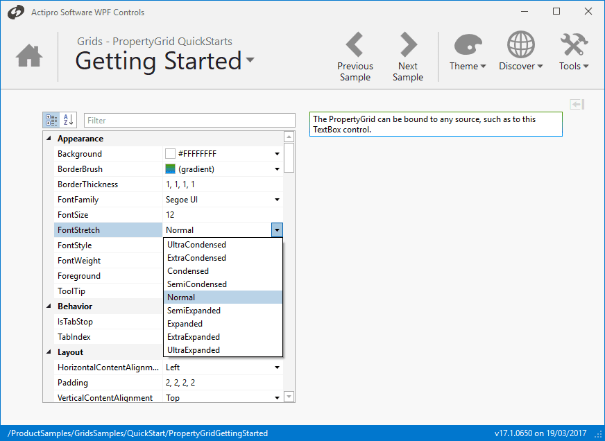 image du produit Actipro Grids for WPF