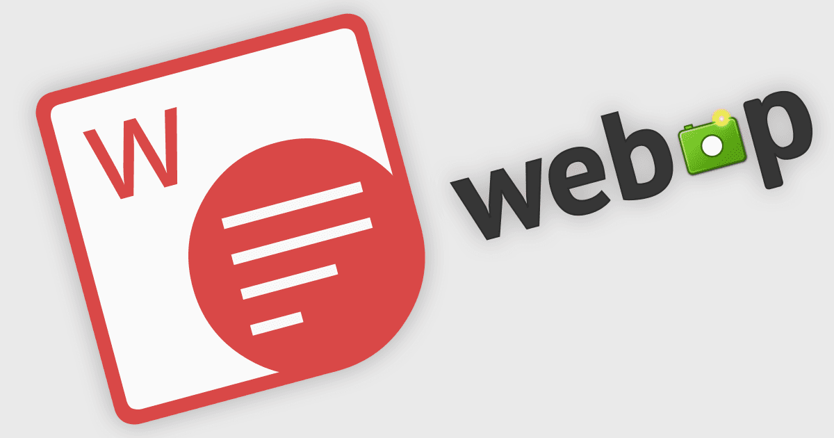 Reduce Document File Size with WEBP Support