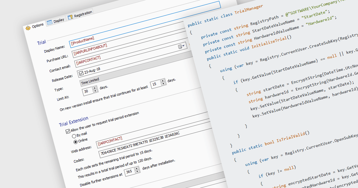 Let Users Evaluate Your Application Using Trialware