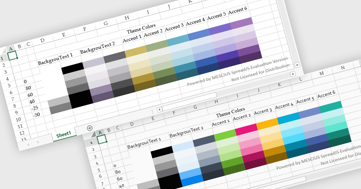 Apply Themes for Consistent Spreadsheet Design