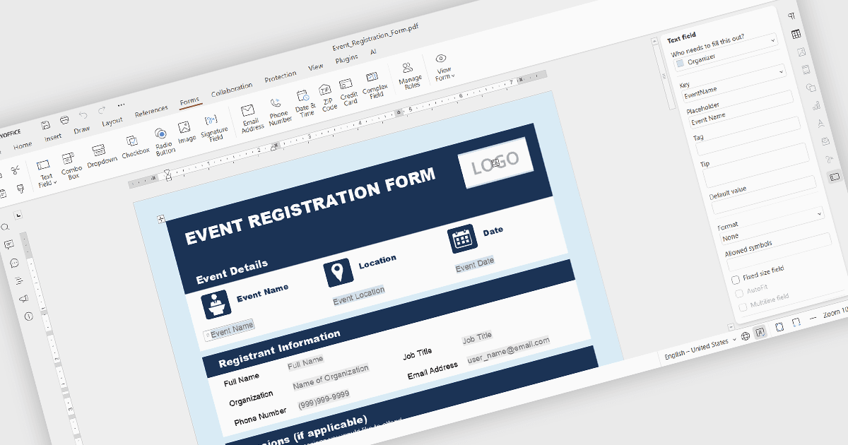 Natively Edit PDF Forms in Drupal