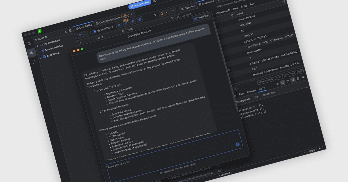 Debug Traffic Faster with Your Preferred LLM