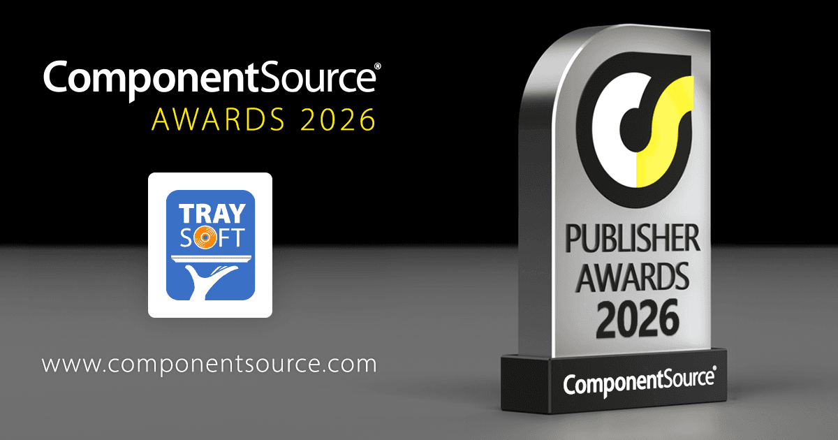 Traysoft Wins ComponentSource Award