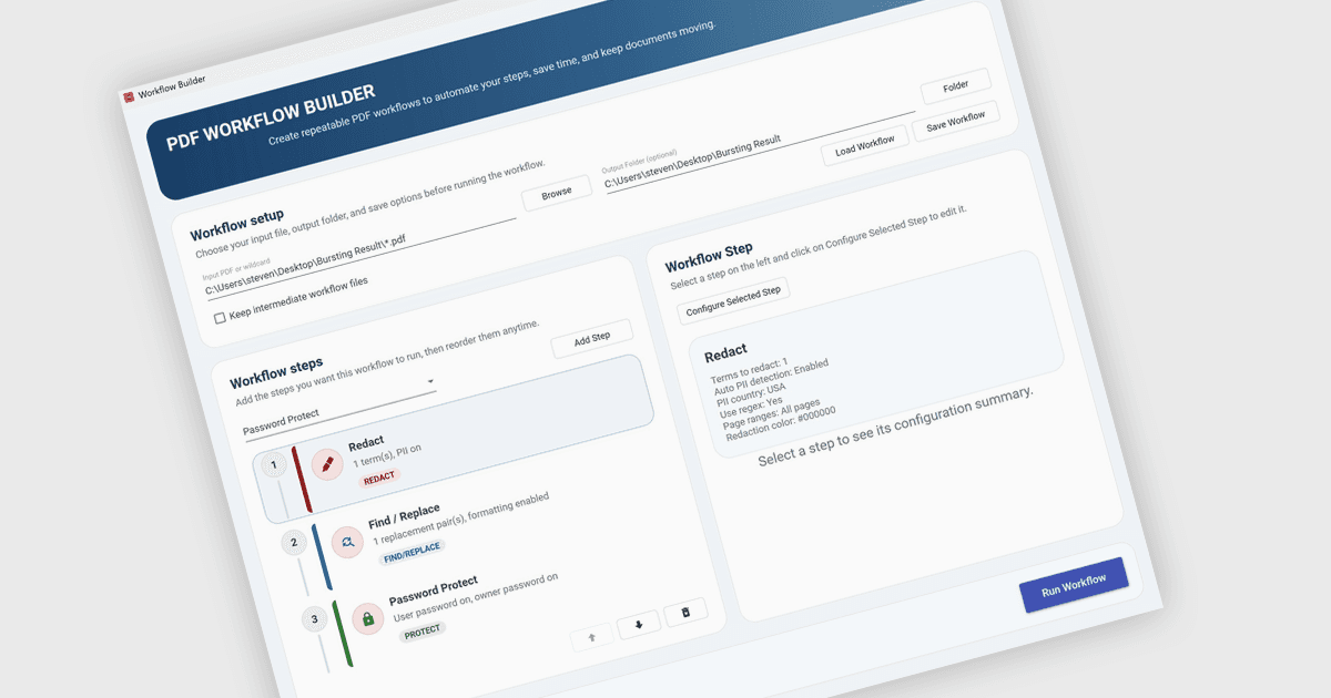 Automatizza i processi documentali con i workflow PDF