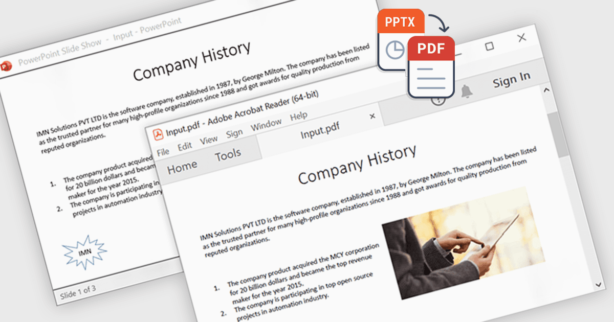 Automate PowerPoint to PDF Conversion in .NET