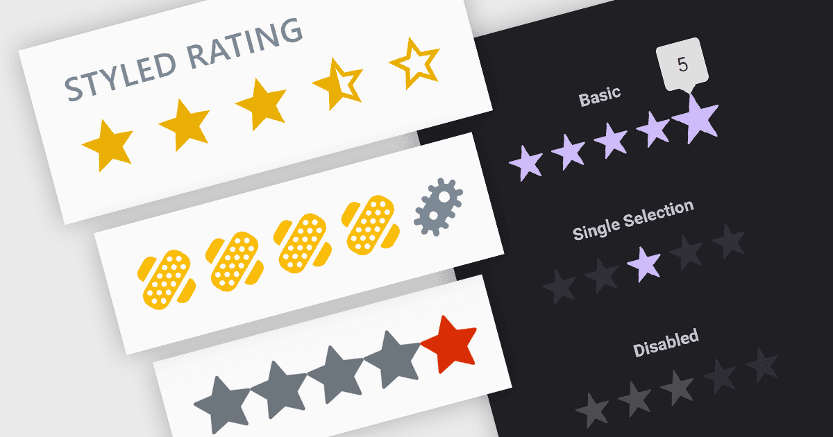 Quickly Collect User Feedback with Ratings