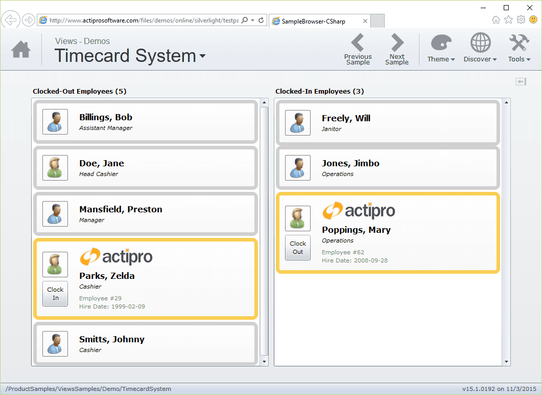 Actipro Views for Silverlight released