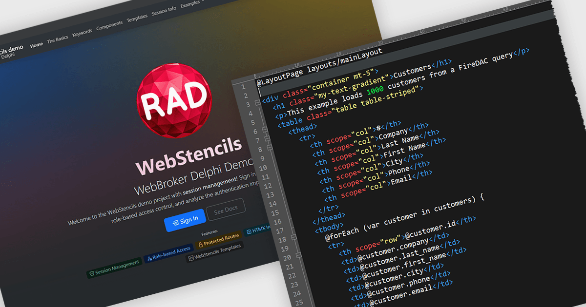Build Web Apps Faster with Familiar HTML Tools
