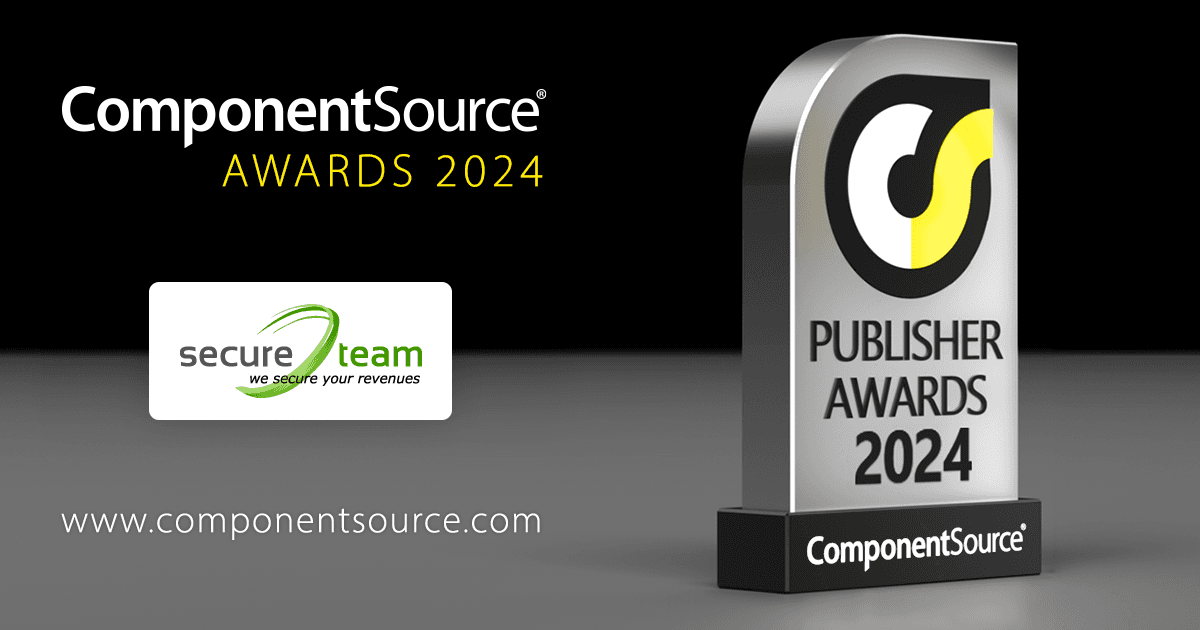 SecureTeam Wins ComponentSource Award