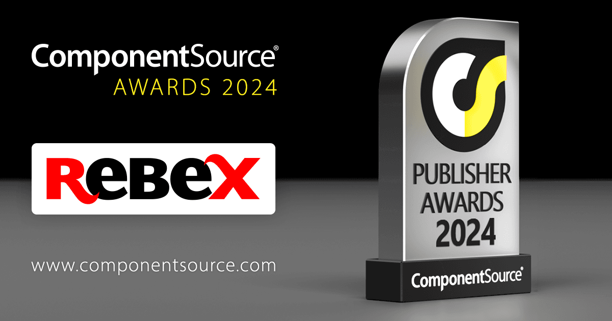 Rebex Wins ComponentSource Award