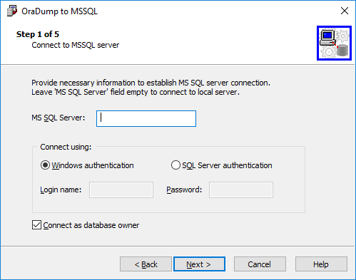 Migrate data from Oracle dump files to Microsoft SQL database.