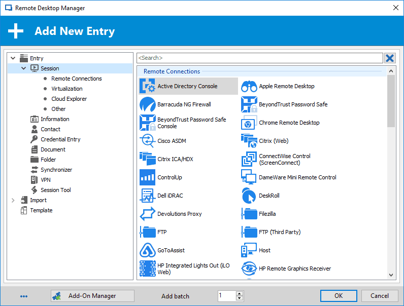 Integrates with the widest choice of technologies, including Microsoft Remote Desktop protocol, Citrix, VMware, Web, Virtual Protocol Network, FTP, FTPS, SFTP, SSH and more.