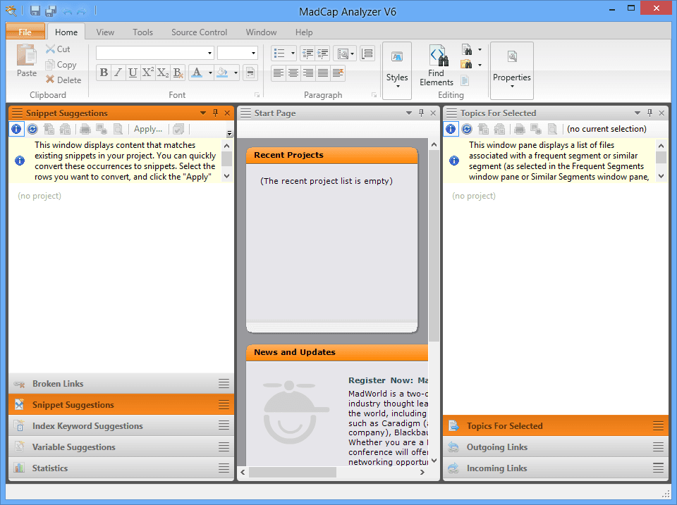 MadCap Analyzer released