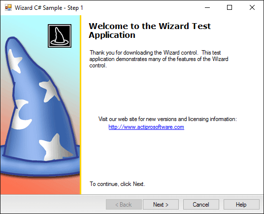image du produit Actipro Wizard for WinForms