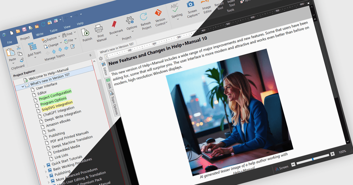 Escreva Docs e Manuais Mais Claros com a Interface High-DPI