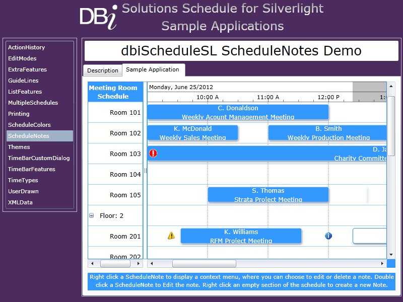 Solutions Schedule for Silverlight product image