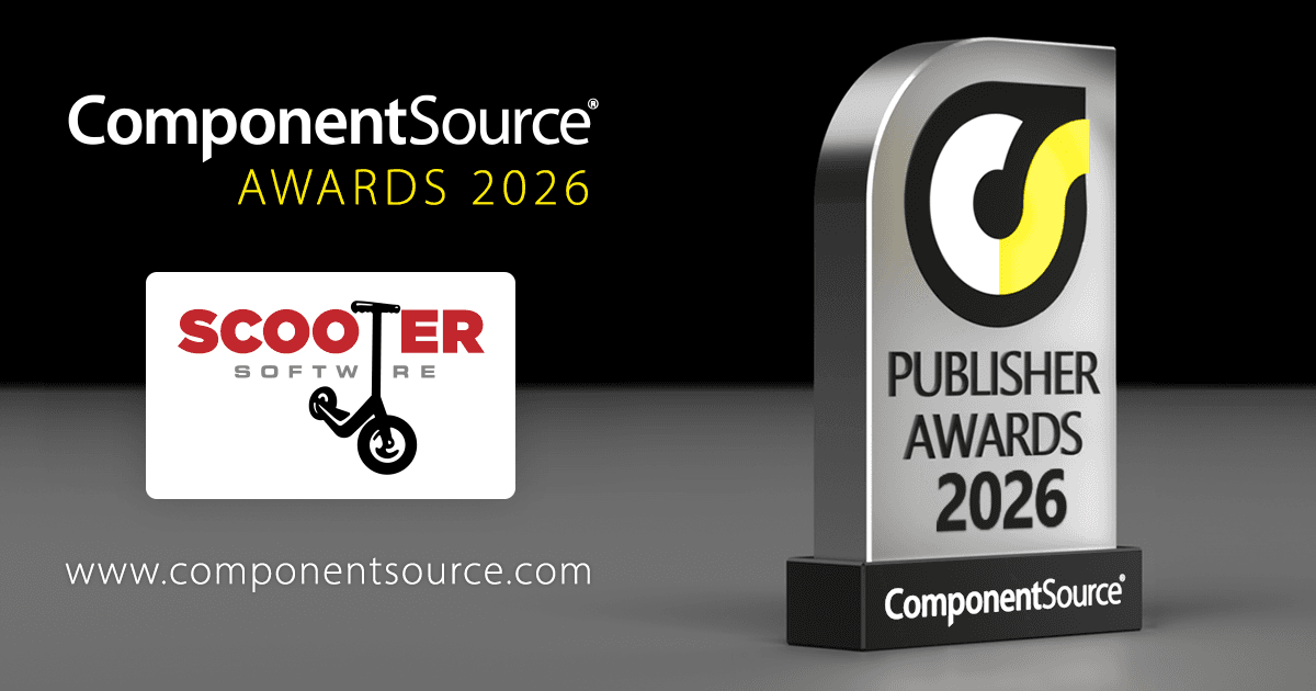 Scooter Software Wins ComponentSource Award