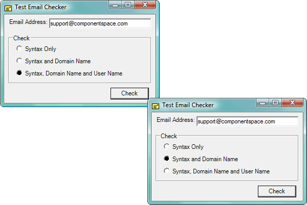 imagem do produto ComponentSpace Email Checker Component